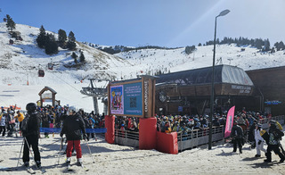 Chamrousse : ciel bleu et mer de nuages