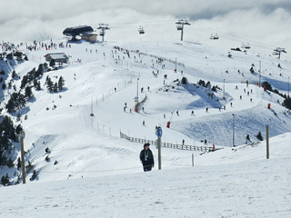 Chamrousse : ciel bleu et mer de nuages