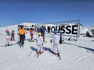 Chamrousse : ciel bleu et mer de nuages