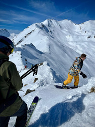 Plein soleil et plein de neige