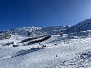 Plein soleil et plein de neige