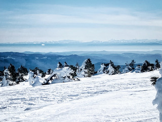 Encore de la neige sur le Mezenc!