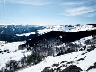 Encore de la neige sur le Mezenc!