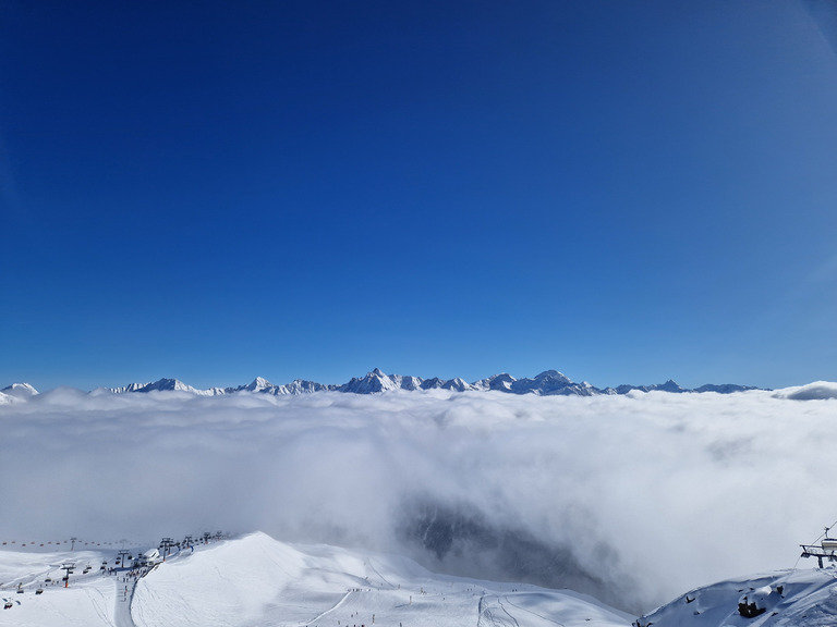 Sölden... de la neige fraîche, du monde, du monde et encore du monde..