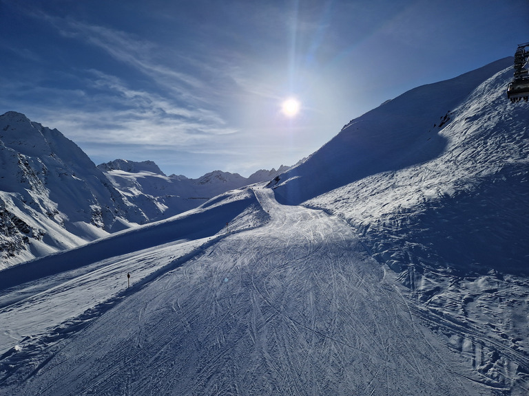 Sölden... de la neige fraîche, du monde, du monde et encore du monde..