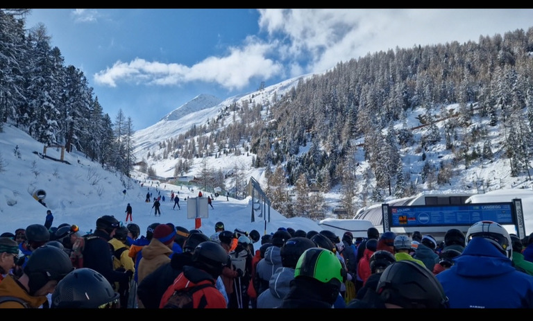 Sölden... de la neige fraîche, du monde, du monde et encore du monde..