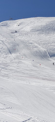 Le beau temps attire les skieurs 