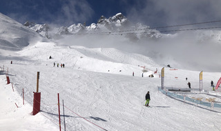 Neige de printemps… et peu de damage