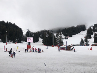 Neige de printemps… et peu de damage