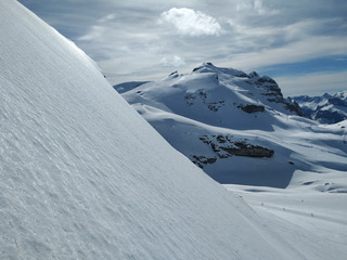 Mont blanc, meringues et gros sel