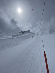 Nuages, vent, pow, soleil, on a tout eu 