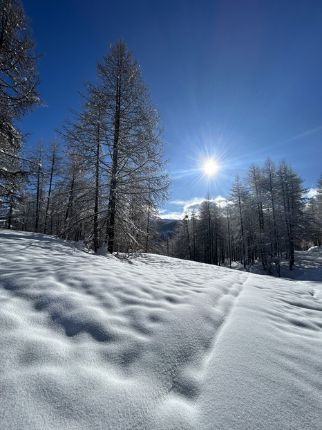 La neige a pris l’eau et ce n’est pas un poisson