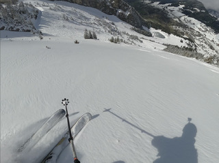 Belle poudreuse a La Clusaz