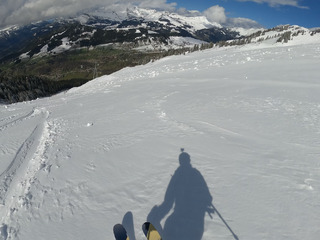 Belle poudreuse a La Clusaz