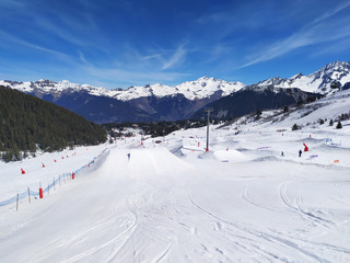 snowpark check des 3 vallées