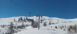 Vent glacial, grand beau et désert 