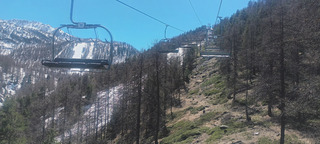 Vent glacial, grand beau et désert 