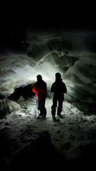 Visite de la Grotte Glacière ⛏️❄️ 🔦  à Val Thorens
