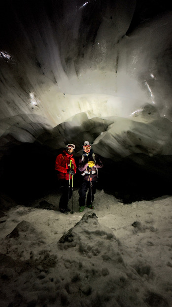 Visite de la Grotte Glacière ⛏️❄️ 🔦  à Val Thorens