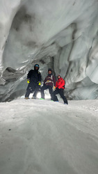 Visite de la Grotte Glacière ⛏️❄️ 🔦  à Val Thorens