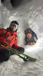 Visite de la Grotte Glacière ⛏️❄️ 🔦  à Val Thorens