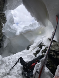 Dernière sortie ski de rando surprenante