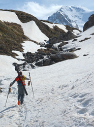 Team building en Vanoise, J1 : Col de la Glière 3162m
