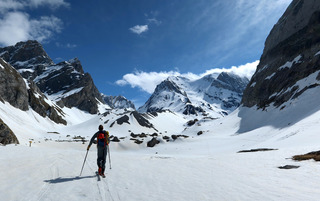 Team building en Vanoise, J1 : Col de la Glière 3162m