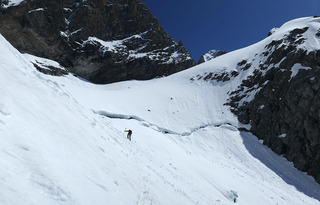 Team building en Vanoise, J1 : Col de la Glière 3162m