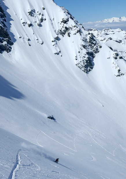 Skier un 1er juin-vier à l’aiguille de Peclet