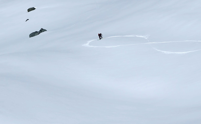 Skier un 1er juin-vier à l’aiguille de Peclet