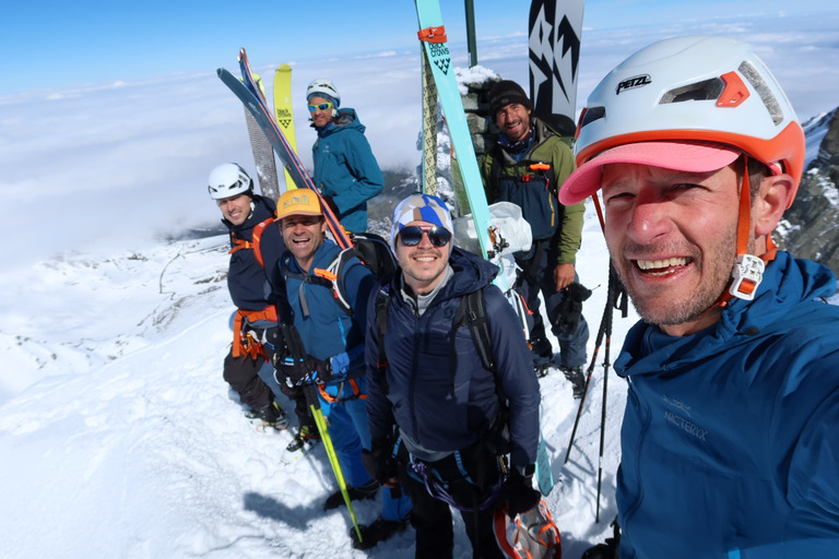 Skier un 1er juin-vier à l’aiguille de Peclet