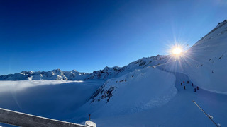 Froid glacial et neige dure