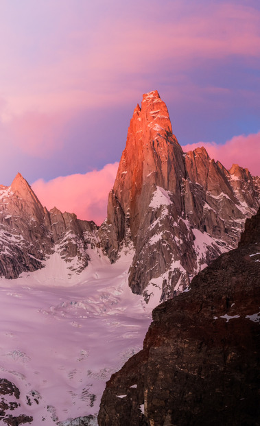 Levé de Soleil face au Fitz Roy 