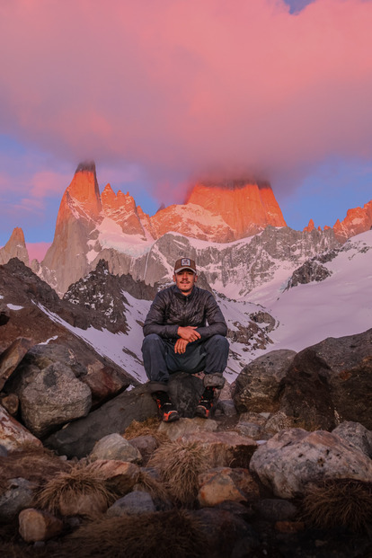 Levé de Soleil face au Fitz Roy 