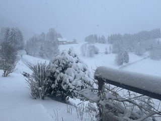 Belle chute de neige dans le Vercors et &ccedil;a continue !