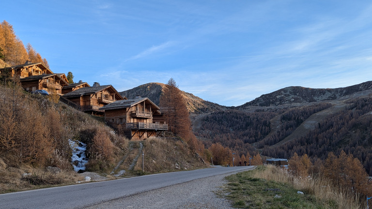 Journée estivale avant la neige 