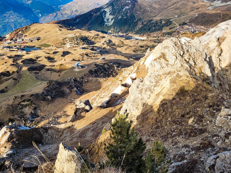 Repérage de lignes sur la Plagne