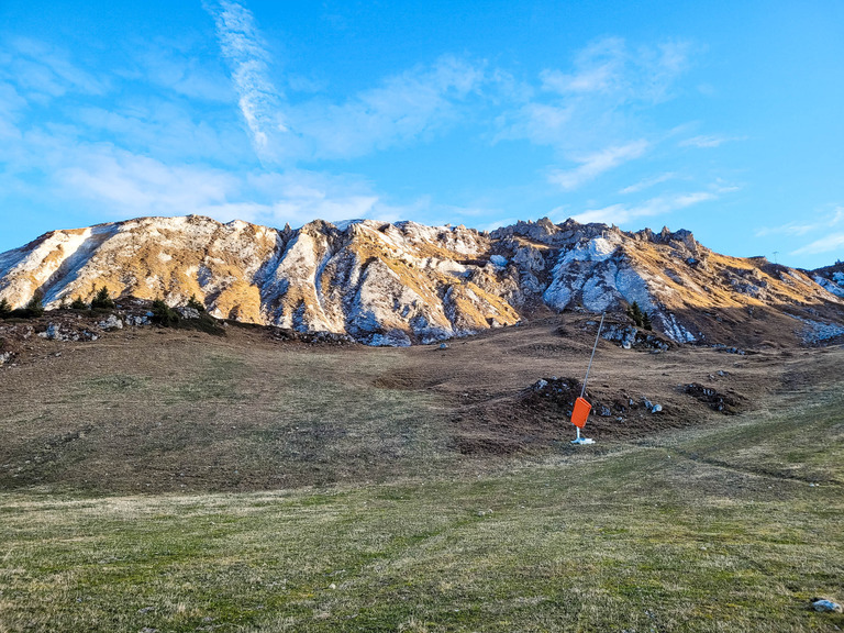 Repérage de lignes sur la Plagne