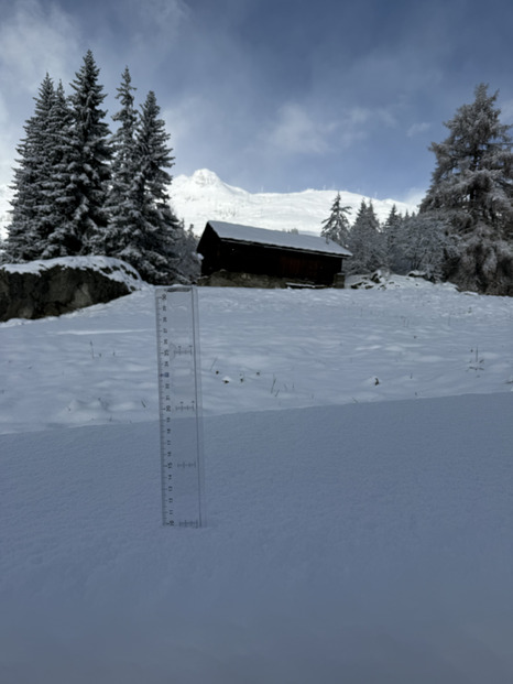 Verbier - 10cm tombés dans la nuit.