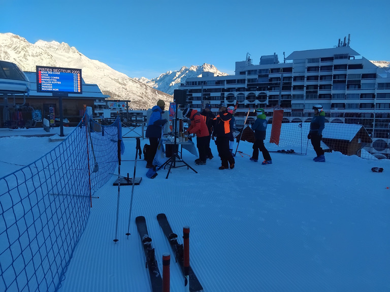 Beau temps,  bonne neige, et bonne humeur 