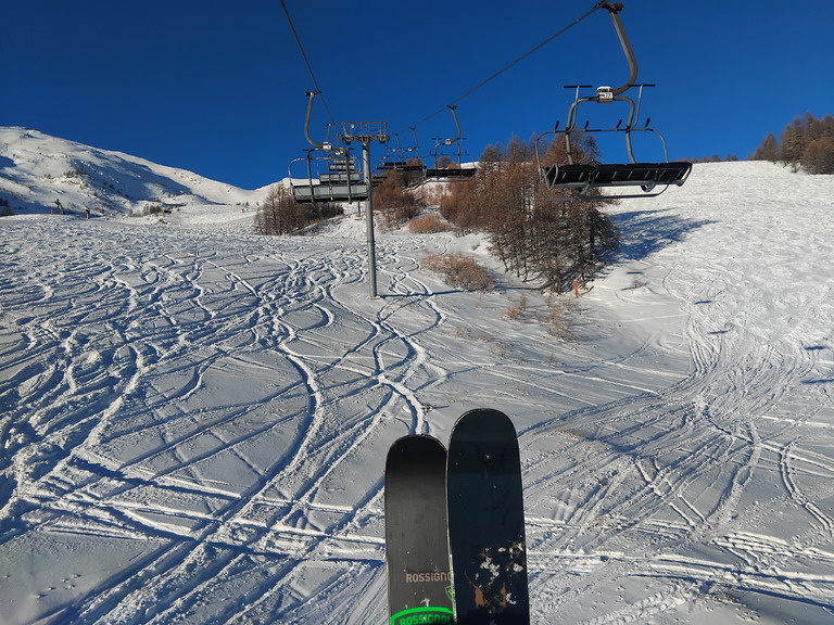 Beau temps,  bonne neige, et bonne humeur 