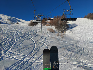 Beau temps,  bonne neige, et bonne humeur 