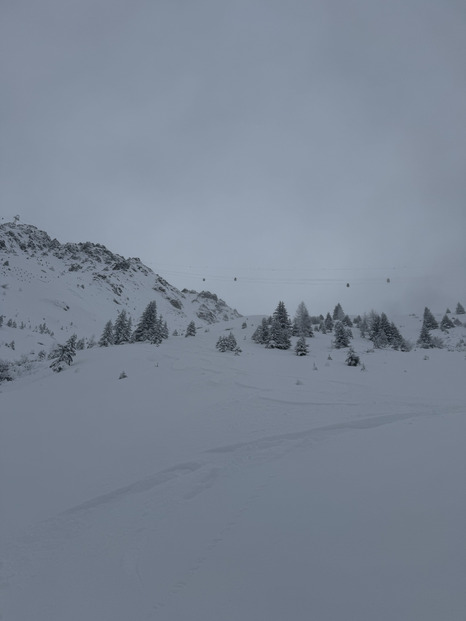 On voit (un peu)! Bonne descente!