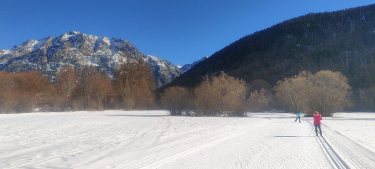 Du bon skating à Névache