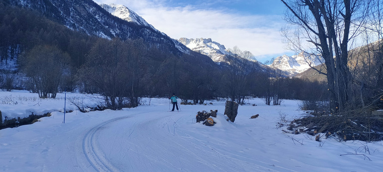 Du bon skating à Névache