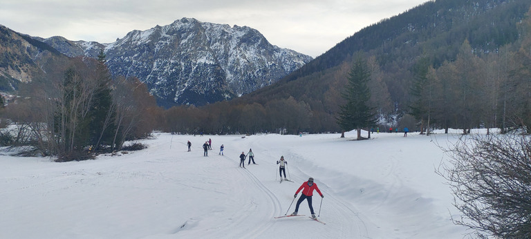 Du bon skating à Névache