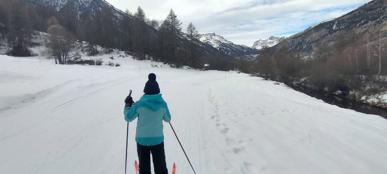 Du bon skating à Névache