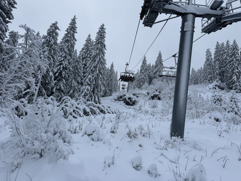 Matinée poudreuse à Avoriaz