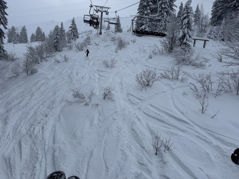 Matinée poudreuse à Avoriaz